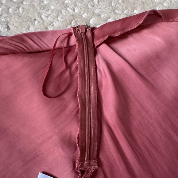 By Together Satin Strapless Tube Top Dusty Rose Mauve, Size Medium, NWT - Picture 8 of 12